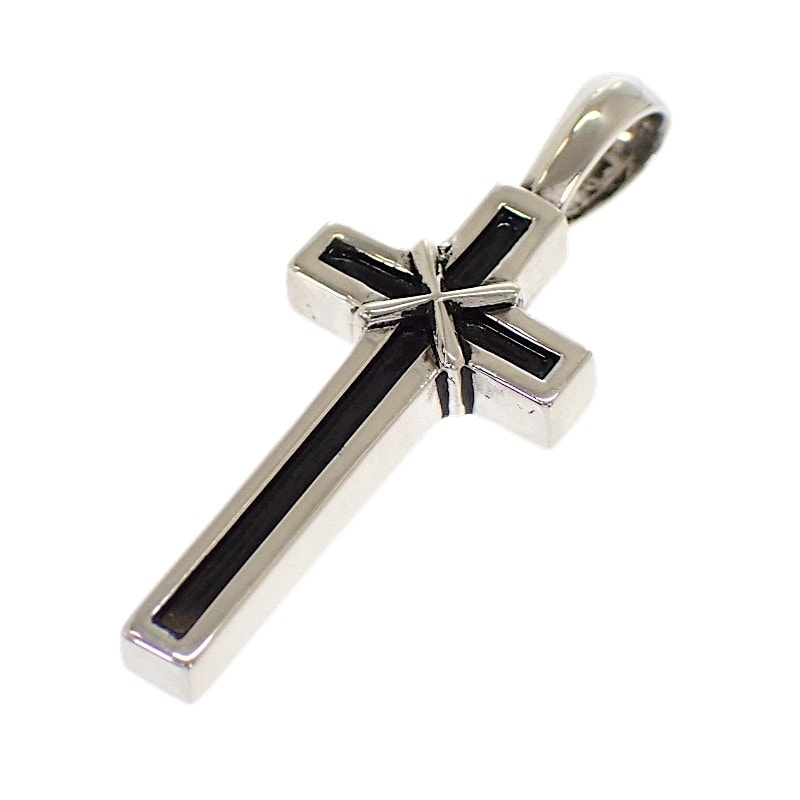 Chrome Hearts Small Maple Thorpe Cross Pendant Top "Silver"