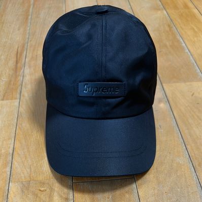 Supreme Leather Patch 6-Panel "Black"