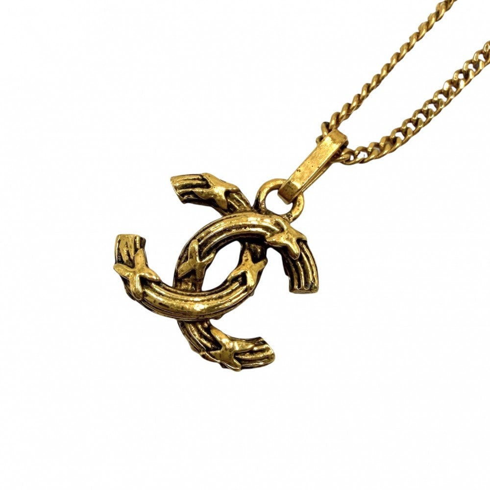CHANEL シャネル ネックレス ココマーク ヴィンテージ アクセサリー GP    レディース 約4.3g【中古品】