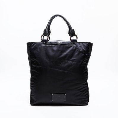 フェラガモ FERRAGAMO ナイロン ロゴ トートバッグ【中古】