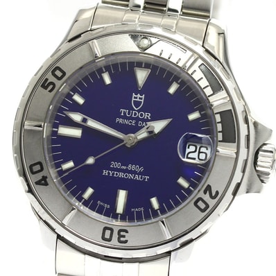 ☆良品 チュードル ハイドロノート デイト 85190P メンズ 【中古】