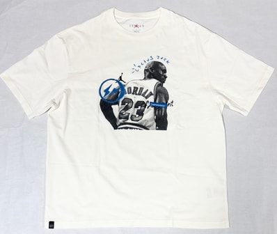 Air Jordan Travis Scott Fragment Tee "White"