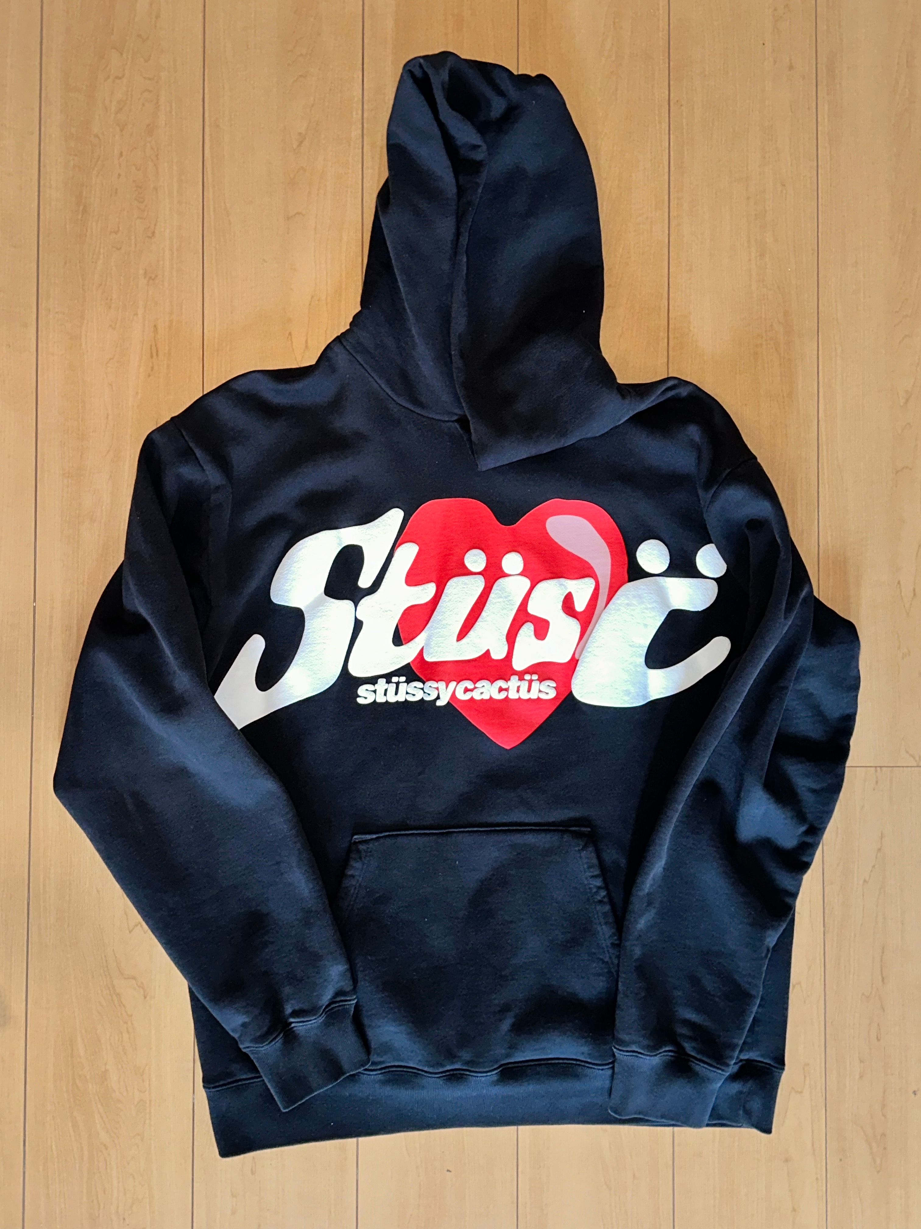 Stussy CPFM HEART HOODIE "Black"
