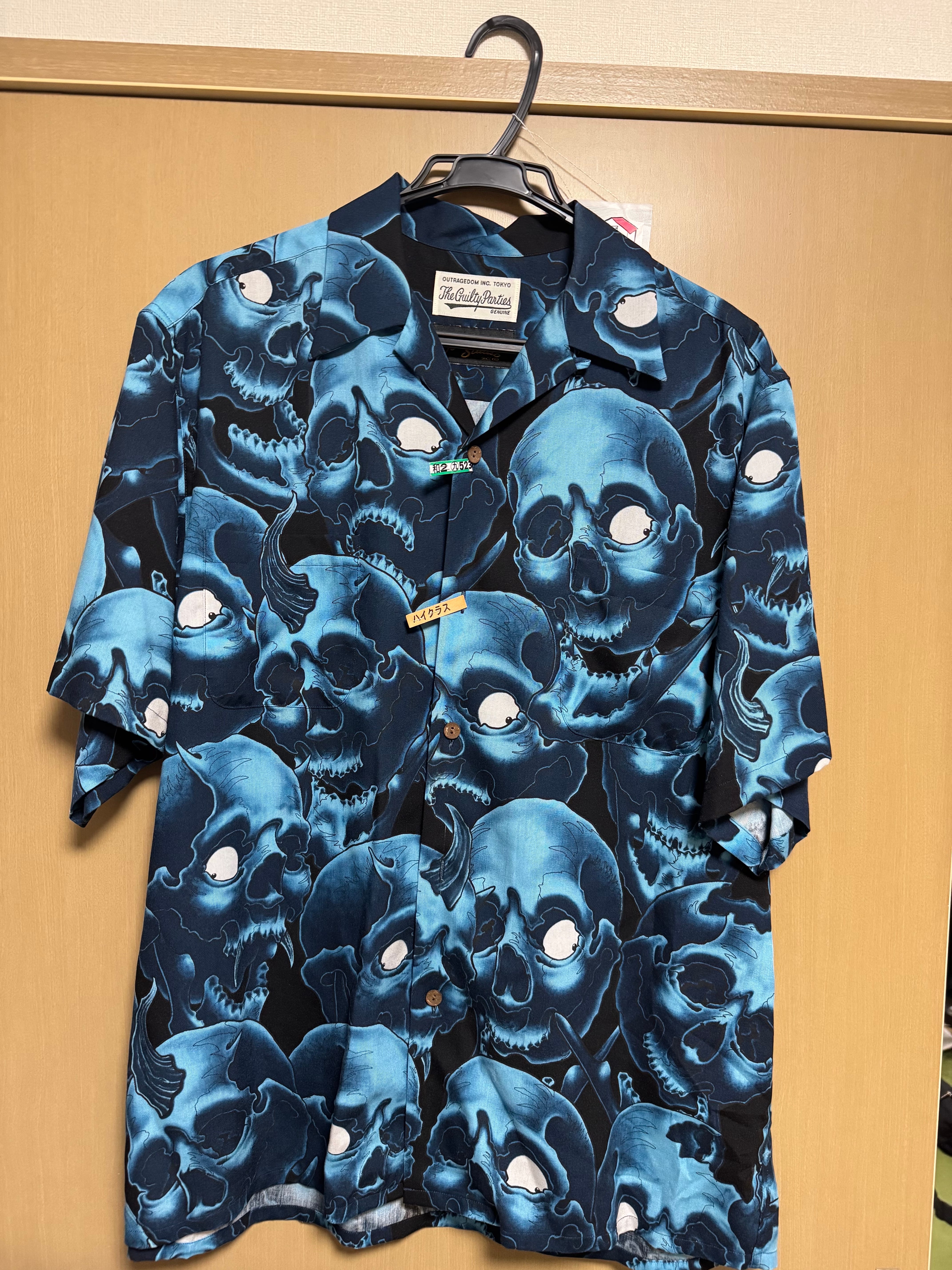 WACKO MARIA 56 TATTOO STUDIO / HAWAIIAN SHIRT "Blue"
