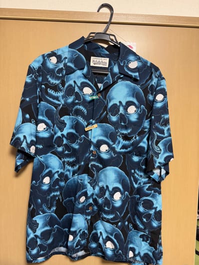 WACKO MARIA 56 TATTOO STUDIO / HAWAIIAN SHIRT "Blue"