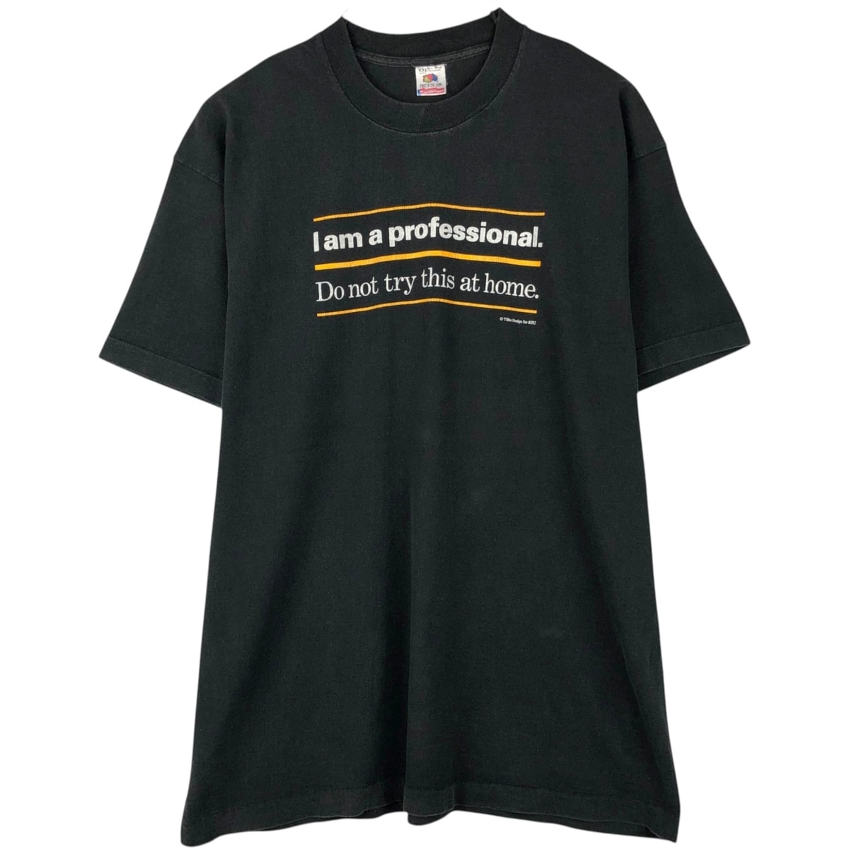 古着 90年代 フルーツオブザルーム FRUIT OF THE LOOM メッセージプリントTシャツ USA製 メンズXXL相当 ヴィンテージ/eaa654369