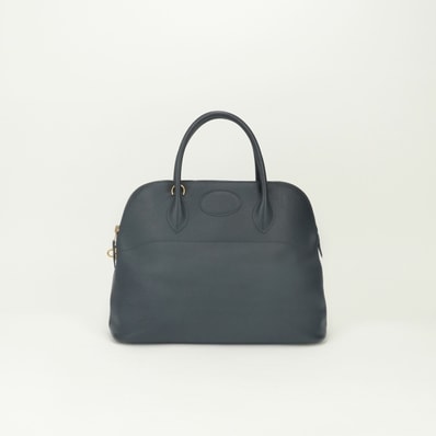 エルメス HERMES ボリード35 ボリード 35 バッグ トートバッグ ショルダーバッグ クシュベル ネイビー Navy 紺 ゴールド金具 ハンドバッグ 2way