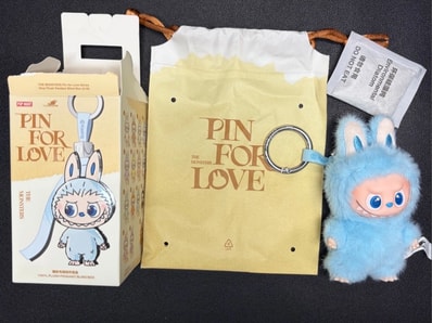 POP MART THE MONSTERS (LABUBU) Pin for Love Series-Vinyl Plush Pendant (A-M) K