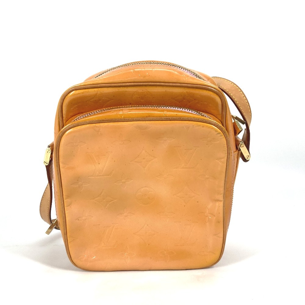 ルイヴィトン LOUIS VUITTON ウースター M91037 モノグラムヴェルニ ポシェット カバン 斜め掛け ショルダーバッグ モノグラムヴェルニ ローズ ピンク