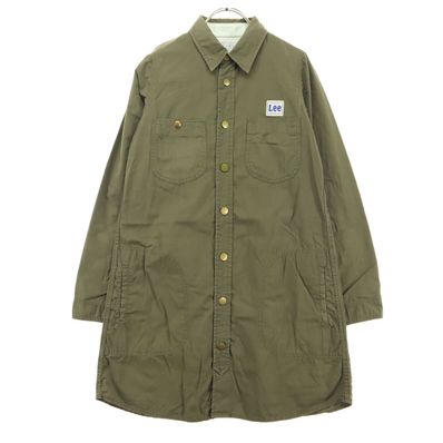 Lee リー 長袖 ロングシャツ M カーキ
