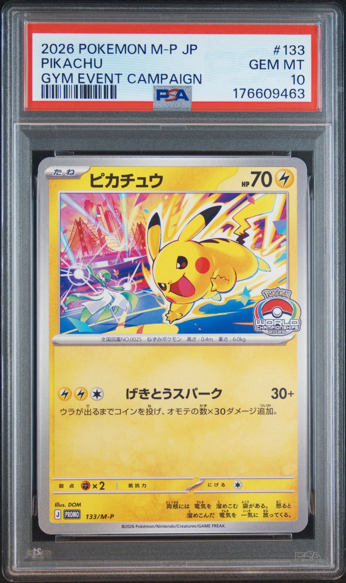 ピカチュウ プロモ [133/M-P](メガ「プロモーションカード」)