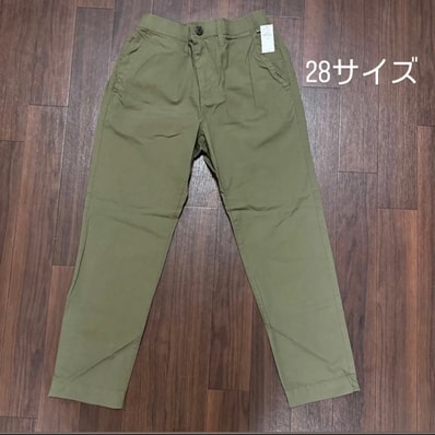 GAP GapFlex アンクルパンツ カーキ 28 新品・未使用 ストレッチ