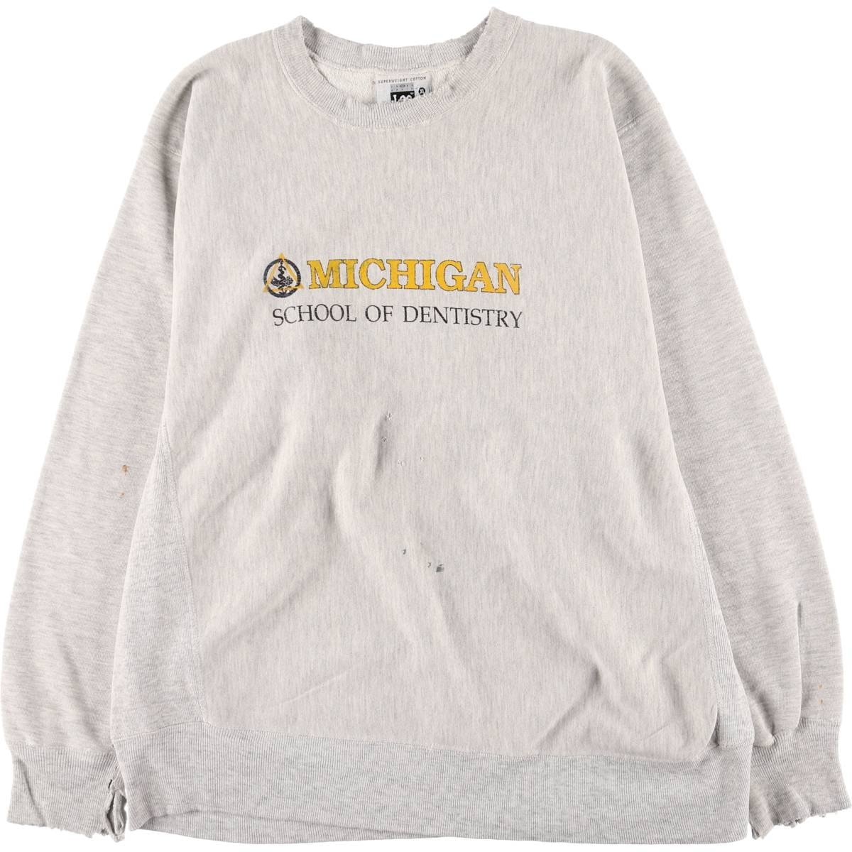古着 90年代 リー Lee MICHIGAN ミシガン大学 カレッジスウェットシャツ トレーナー USA製 メンズXL相当 ヴィンテージ/eaa588540