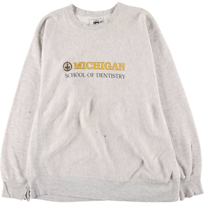 古着 90年代 リー Lee MICHIGAN ミシガン大学 カレッジスウェットシャツ トレーナー USA製 メンズXL相当 ヴィンテージ/eaa588540