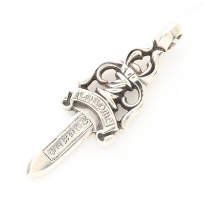 Chrome Hearts Large Dagger Pendant Top "Silver"