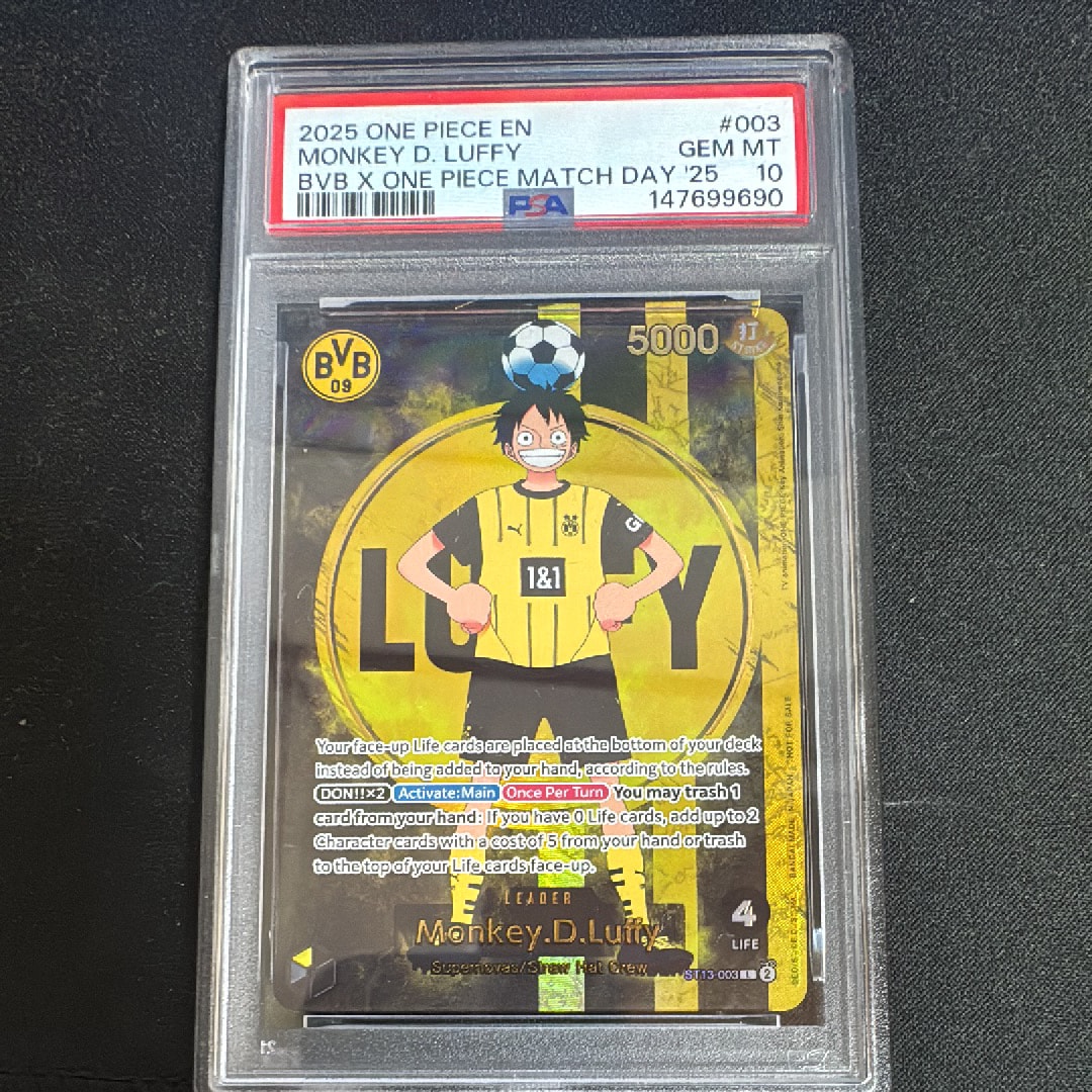 モンキー・D・ルフィ L [ST13-003]【英語版】(プロモーションカード「ボルシアドルトムント × ONE PIECE マッチデー 2025」)