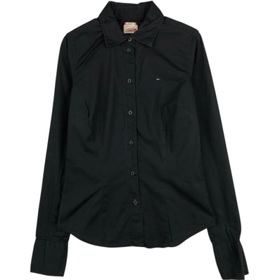 古着 トミーヒルフィガー TOMMY HILFIGER DENIM 長袖 コットンシャツ レディースS相当/eaa631841