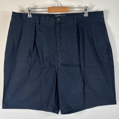 古着 90's/90年代 ポロバイラルフローレン Polo by Ralph Lauren ショートパンツ ポロチノ 半ズボン 大きいサイズ w42 ネイビー メンズ