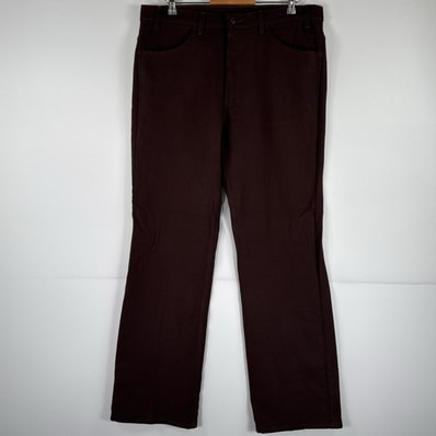 古着 90's/90年代 リーバイス Levi's スラックスパンツ ランチャーパンツ フレア ブーツカット 大きいサイズ w38 L32 ブラウン メンズ