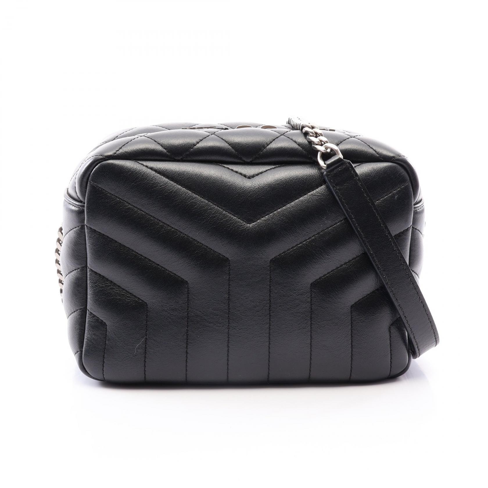 サンローランパリ SAINT LAURENT PARIS ルル ショルダーバッグ バッグ レザー レディース ブラック系 574102 【中古】