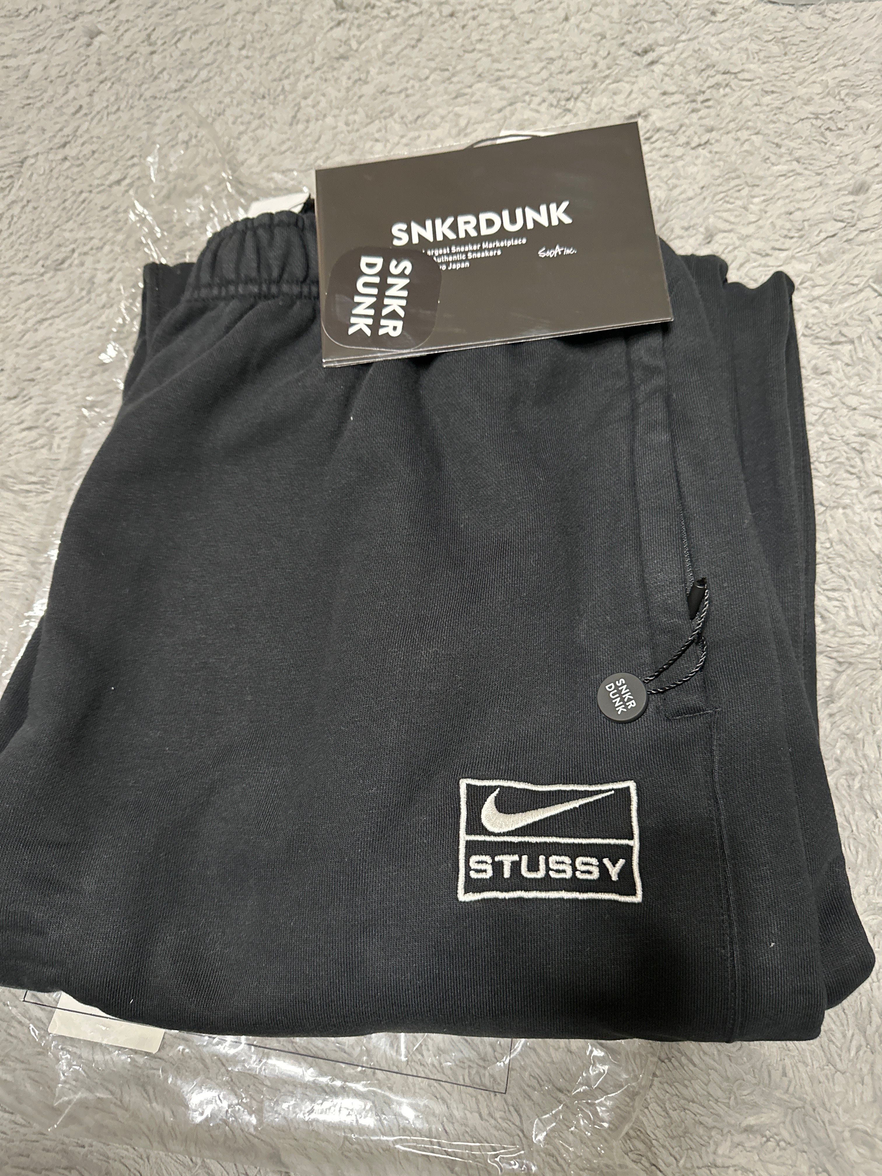 Stussy x Nike Washed Pants (US Size) "Black" DO5296-010