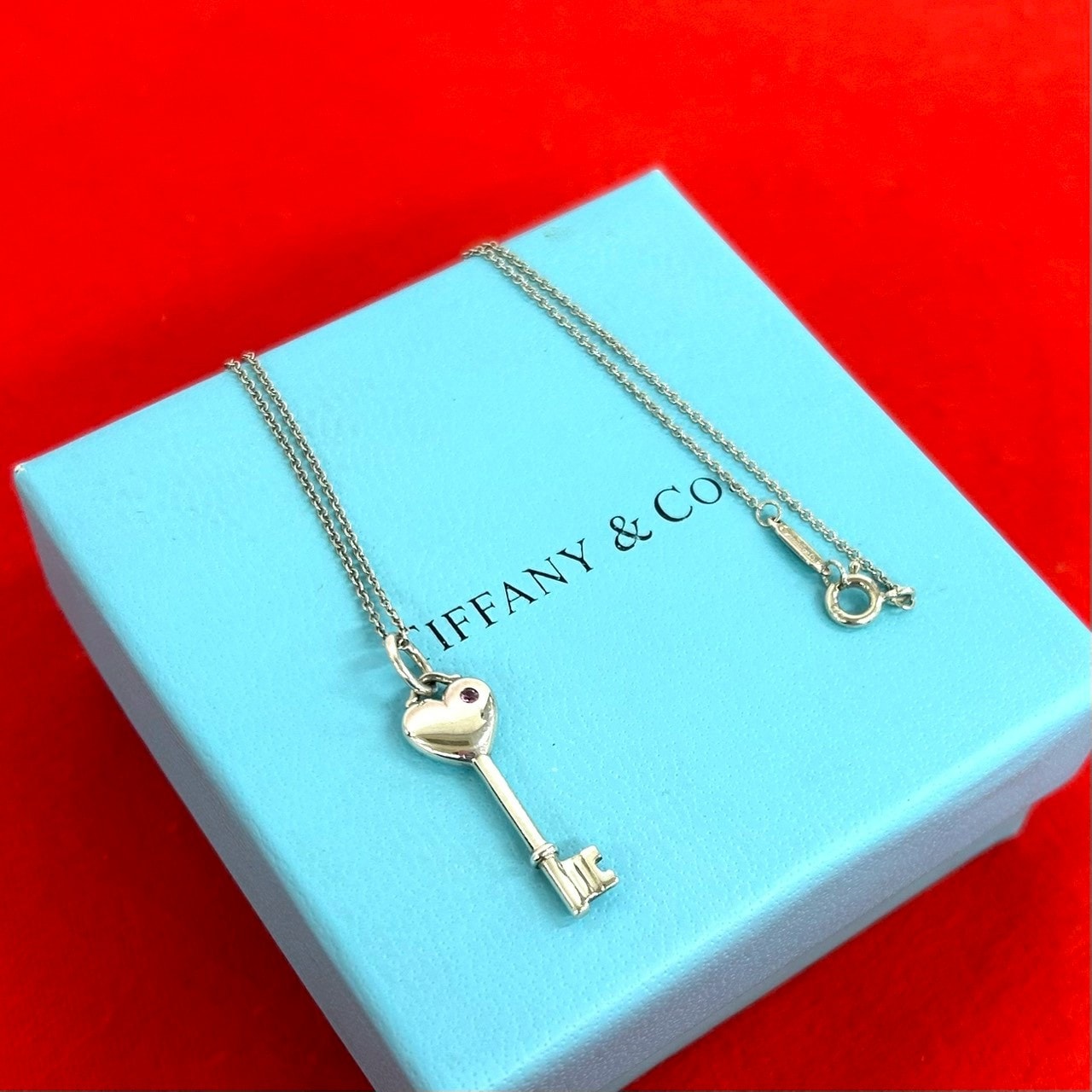 TIFFANY&Co. ティファニー ハートキー ネックレス シルバー925 ネックレス シルバー
 39227