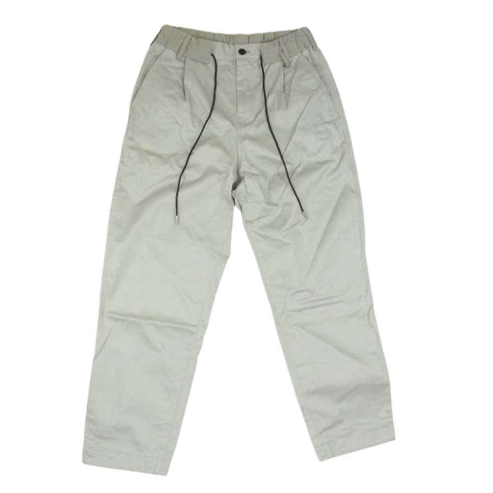 Sacai サカイ パンツ 23-03147M Cotton Chino Pants ドローストリング トラウザーズ パンツ グレー系 3【中古】