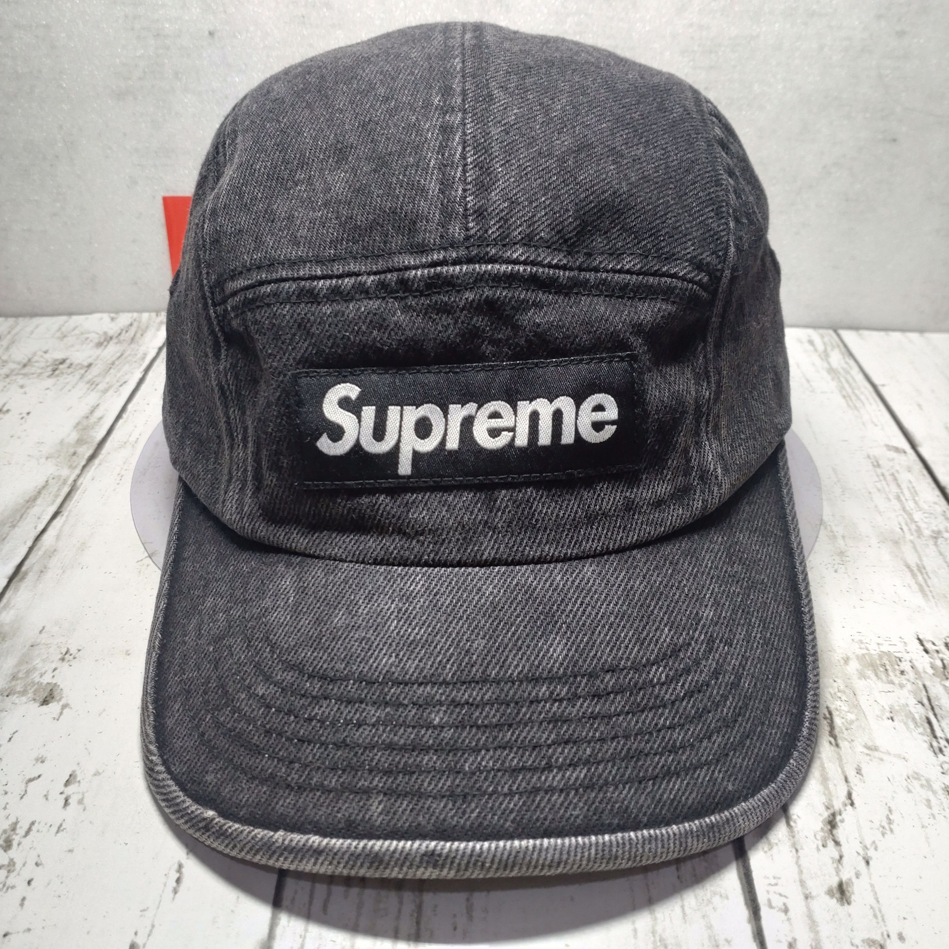 Supreme Denim Camp Cap "Black" (23SS)