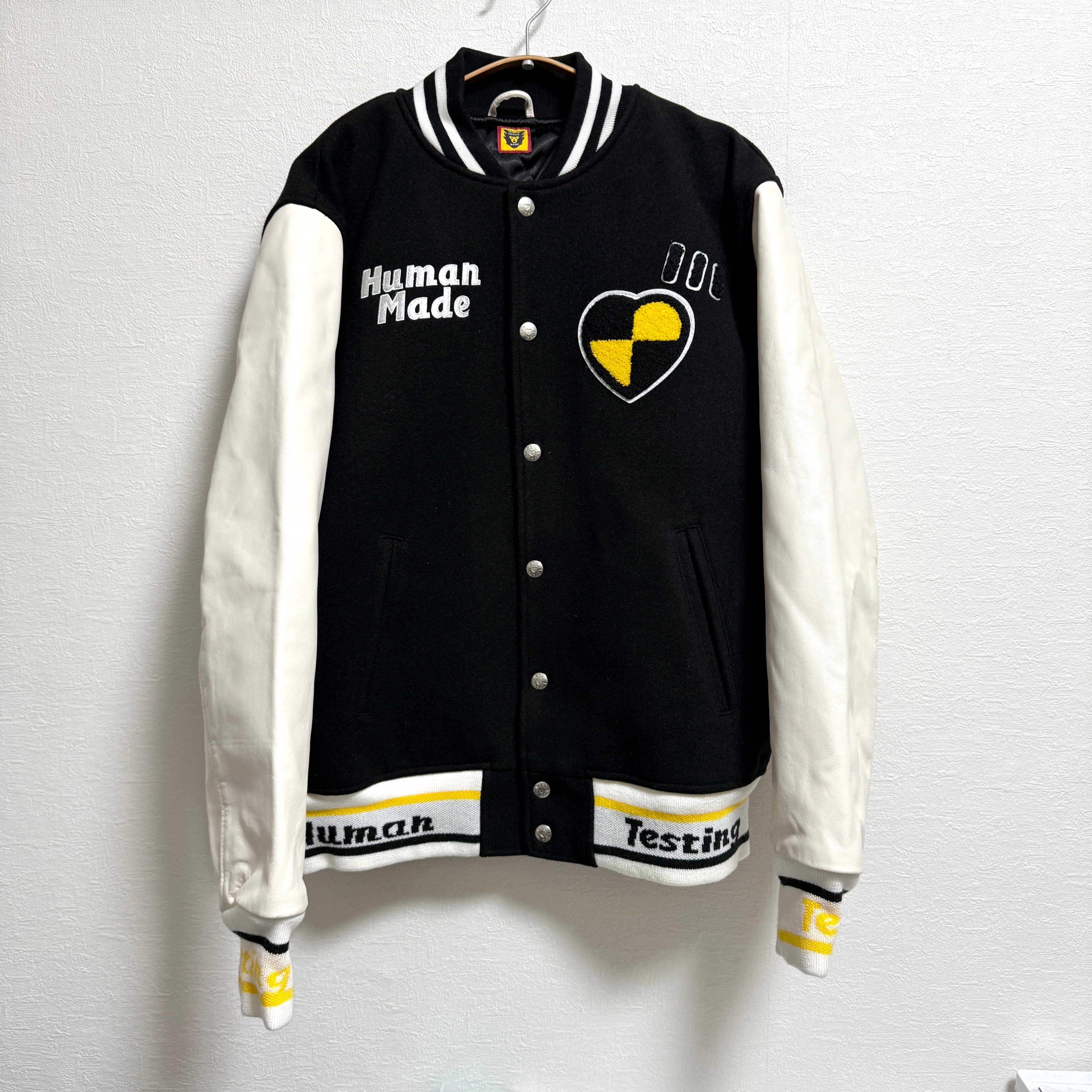 ヒューマン メイド エイサップ ロッキー ヒューマン テスティング バーシティ ジャケット "ブラック"