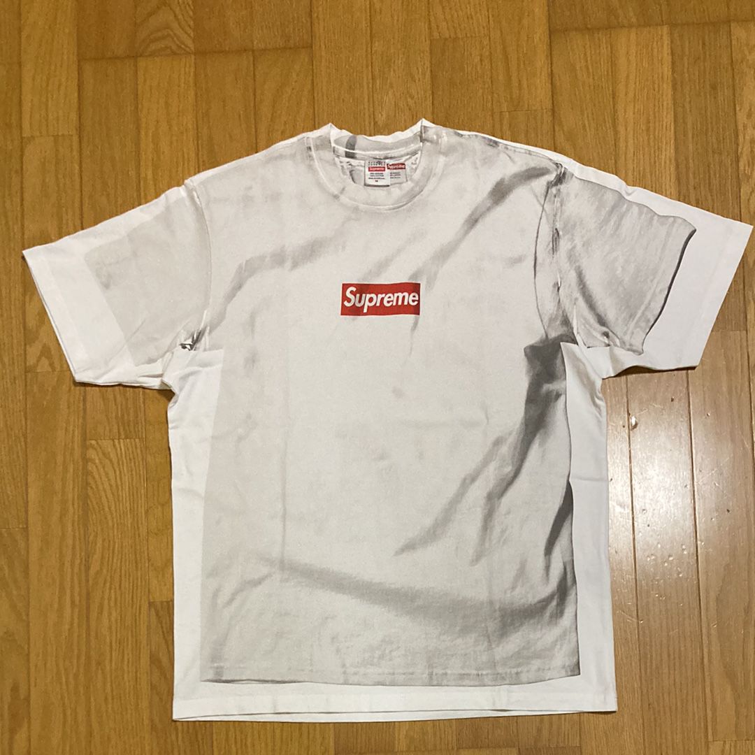 Supreme x MM6 Maison Margiela Box Logo Tee "White"