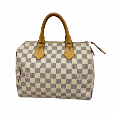 ★SALE【6gd4915】ルイヴィトン ハンドバッグ ダミエ・アズール スピーディ25 N41371 ホワイト【中古】レディース