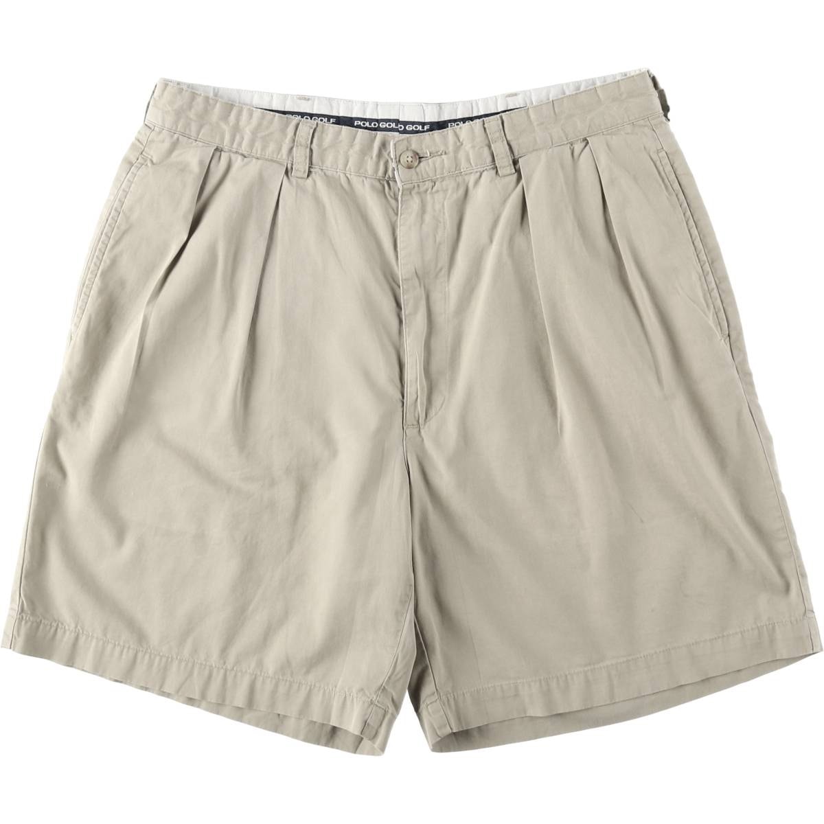 古着 ラルフローレン Ralph Lauren POLO GOLF ツータック ポロゴルフ チノショーツ ショートパンツ メンズw34相当/eaa653432