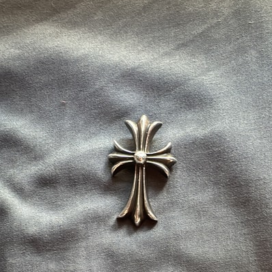 Chrome Hearts Small CH Cross Pendant "Silver"