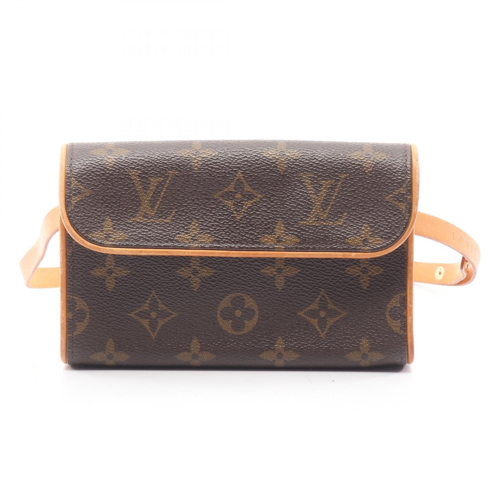 ルイ・ヴィトン LOUIS VUITTON ポシェットフロランティーヌ ウエストバッグ ボディバッグ バッグ PVCコーティングキャンバス レザー モノグラム レディース ブラウン系 M51855 【中古】