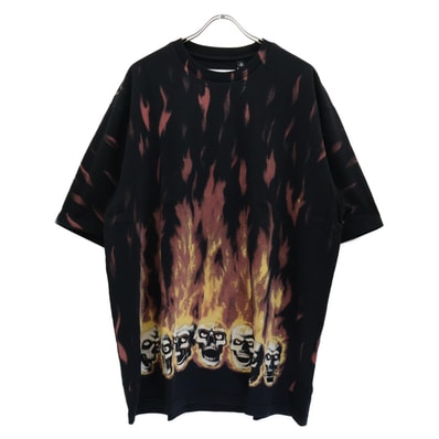 シュプリーム 新品未使用 ×MM6 24SS リキッドブルー Tシャツ L