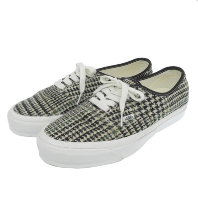 バンズ 美品 Harris Tweed Premium Authentic Shoes シューズ メンズ ブラック×ベージュ×カーキ 27.5cm VN000EBNY28 9.5(US)