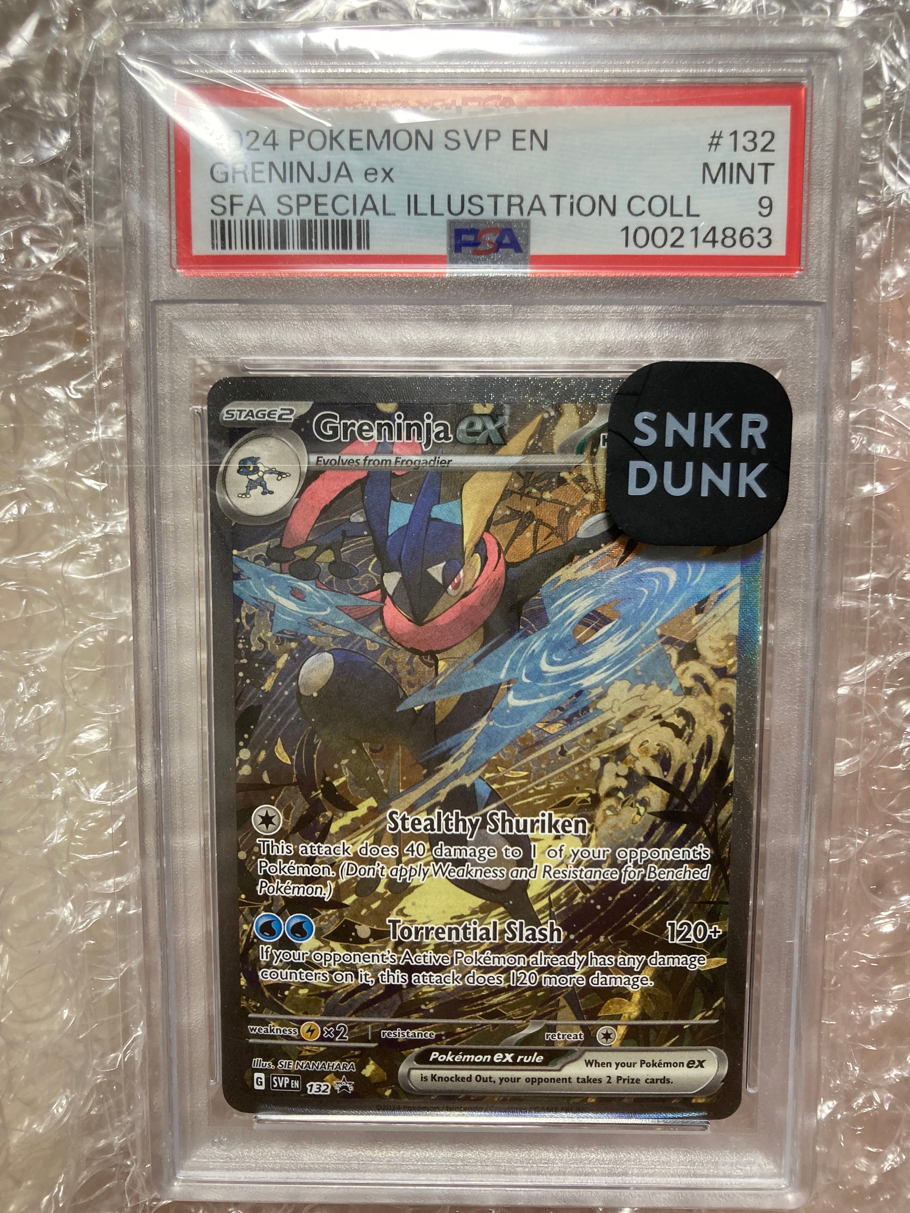 PSA10】ゲッコウガex P [SVP EN 132]【英語版】(スカーレット