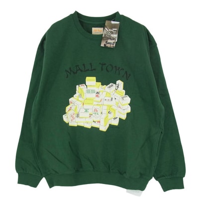 JOURNAL STANDARD ジャーナルスタンダード the mall プリント スウェット モスグリーン系 M【新古品】【未使用】【中古】