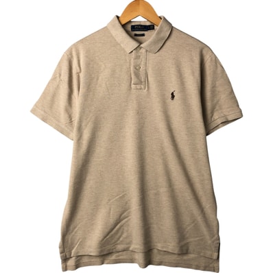 古着 ラルフローレン Ralph Lauren POLO RALPH LAUREN CUSTOM FIT 半袖 ポロシャツ メンズL相当/eaa557486