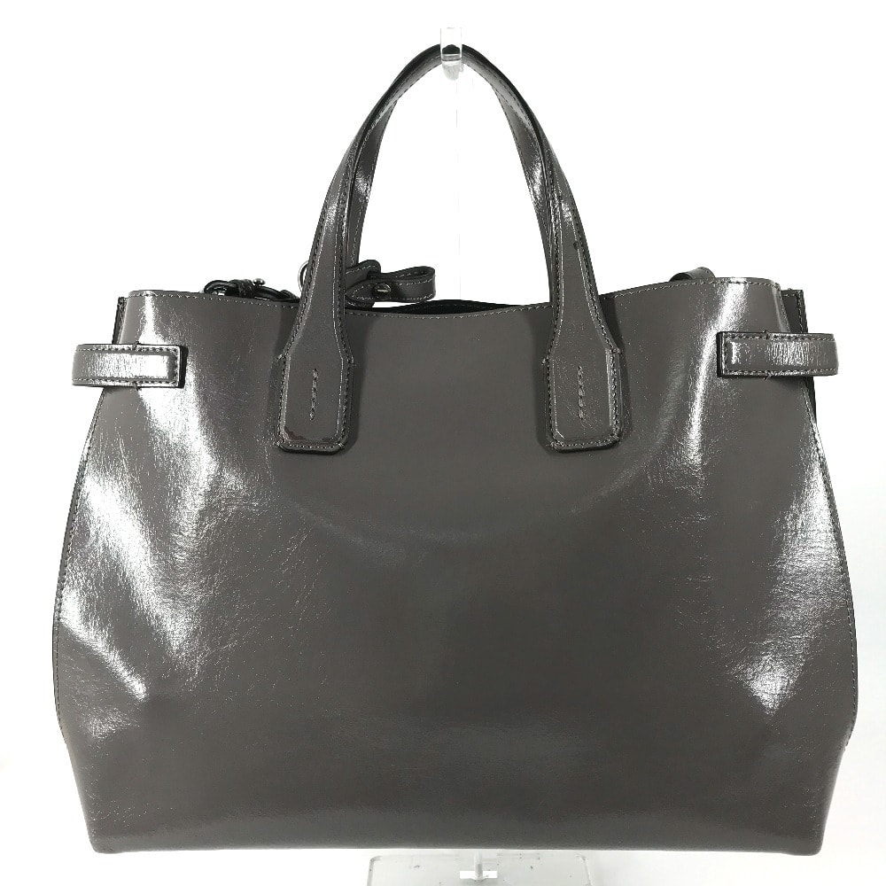 バーバリー BURBERRY ロゴ 8006616 ビジネスバッグ 2WAYバッグ ショルダーバッグ トートバッグ ハンドバッグ レザー グレー