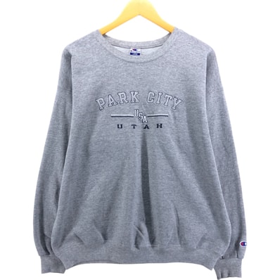 古着 90年代 チャンピオン Champion 3連プリント ロゴスウェットシャツ トレーナー メンズL相当 ヴィンテージ/eaa571141