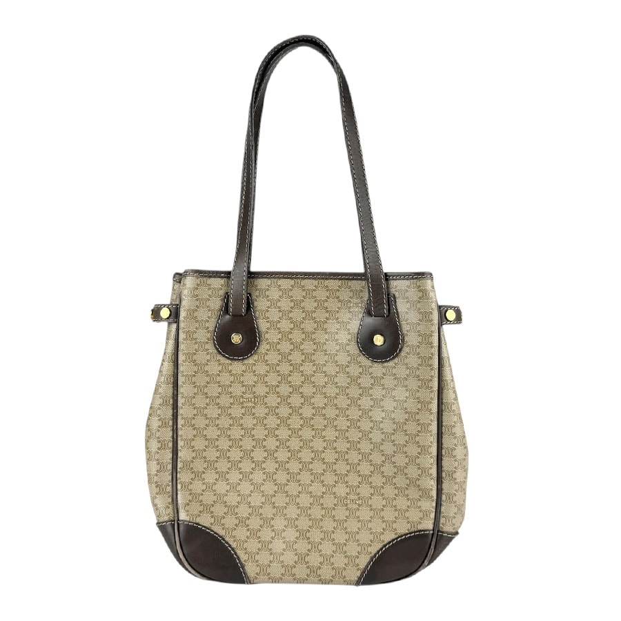 C (やや傷や汚れあり)】セリーヌ CELINE ハンドバッグ マカダム PVC  