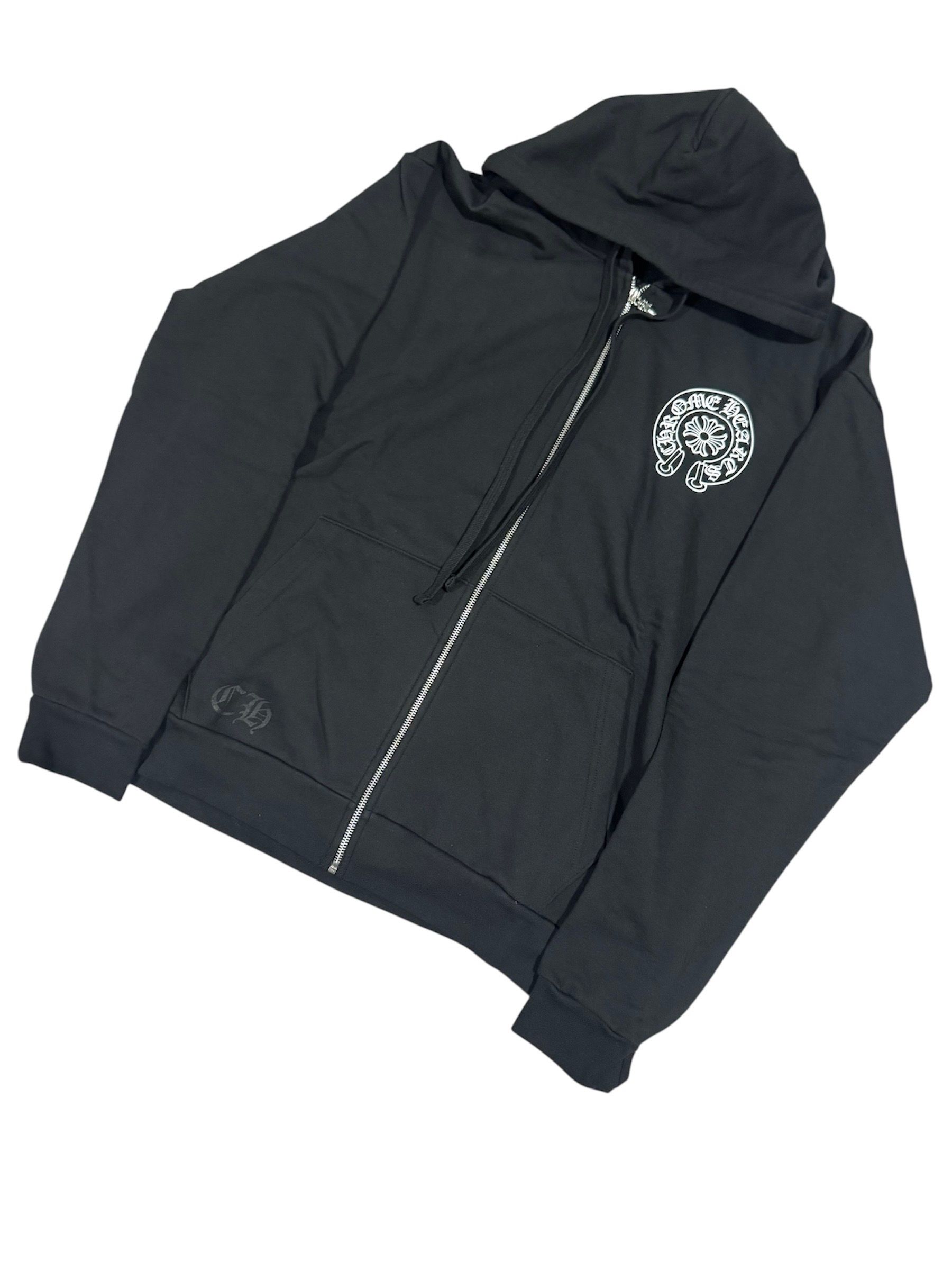 Chrome Hearts Hong Kong Exclusive Horse Shoe Zip Up Hoodie/クロムハーツ ダガージップホースシューパーカー