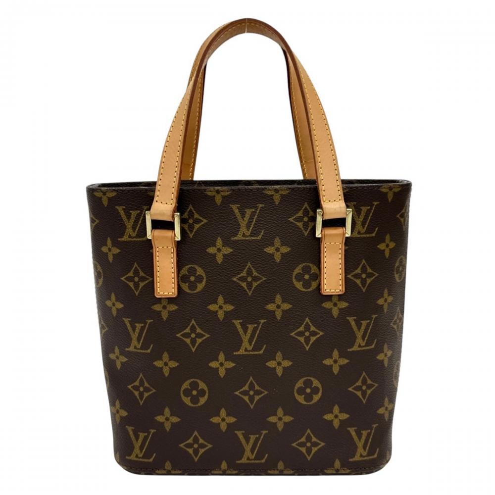 LOUIS VUITTON ルイヴィトン ハンドバッグ ヴァヴァンPM M51172 モノグラムキャンバス    ブラウン 茶 ゴールド金具 レディース【中古品】