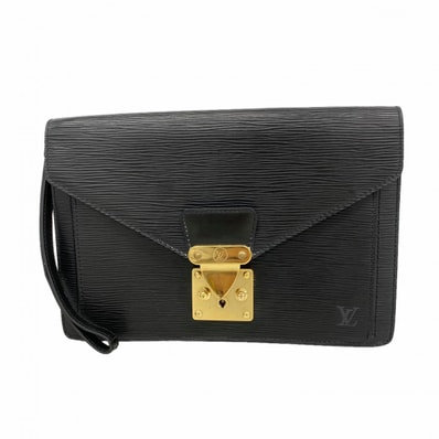 【6gd5050】ルイヴィトン クラッチバッグ エピ ポシェットセリエドラゴンヌ M52612 ノワール【中古】メンズ