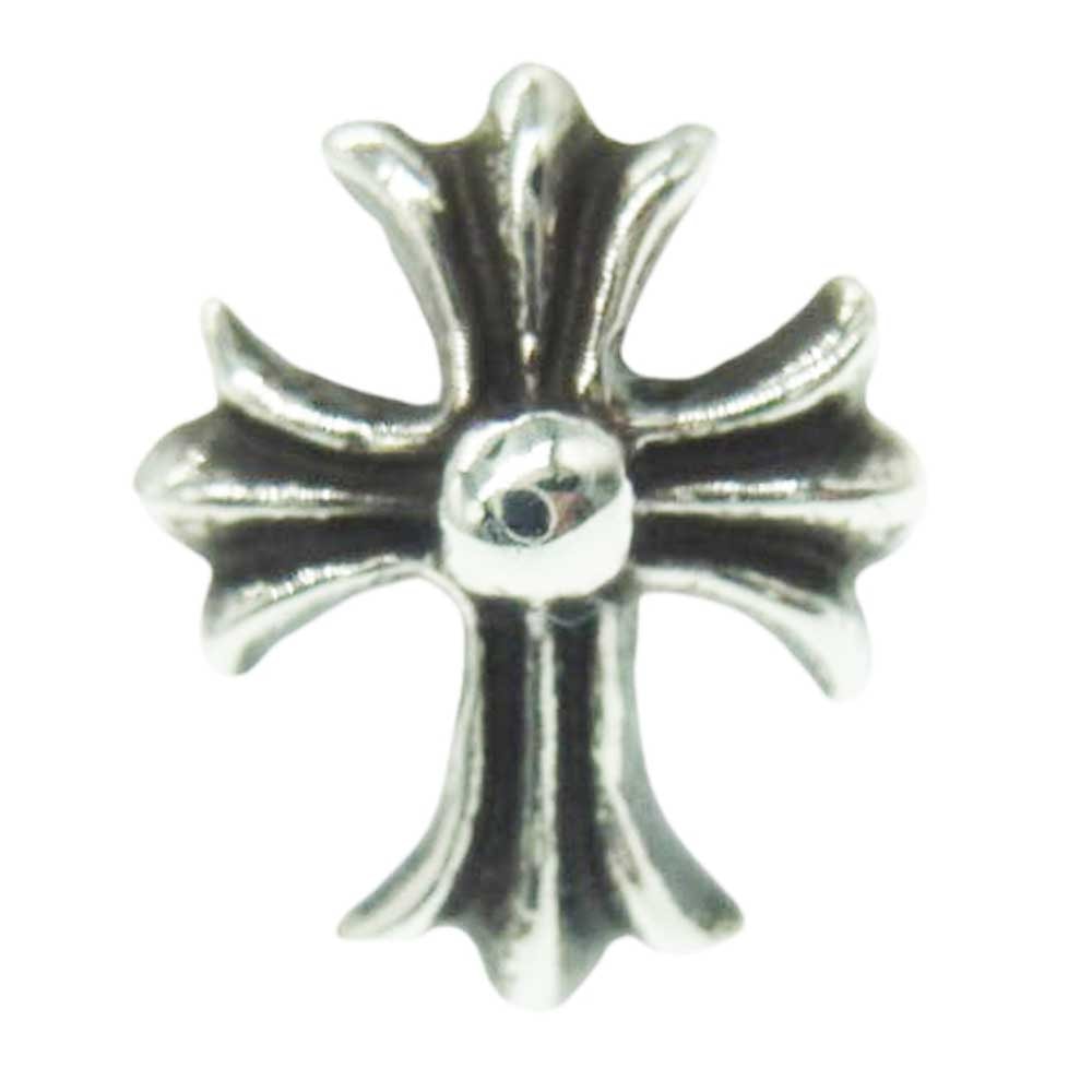 CHROME HEARTS クロムハーツ(原本無) ピアス No2 CH CRS CH CHクロス スタッド ピアス シルバー系【中古】