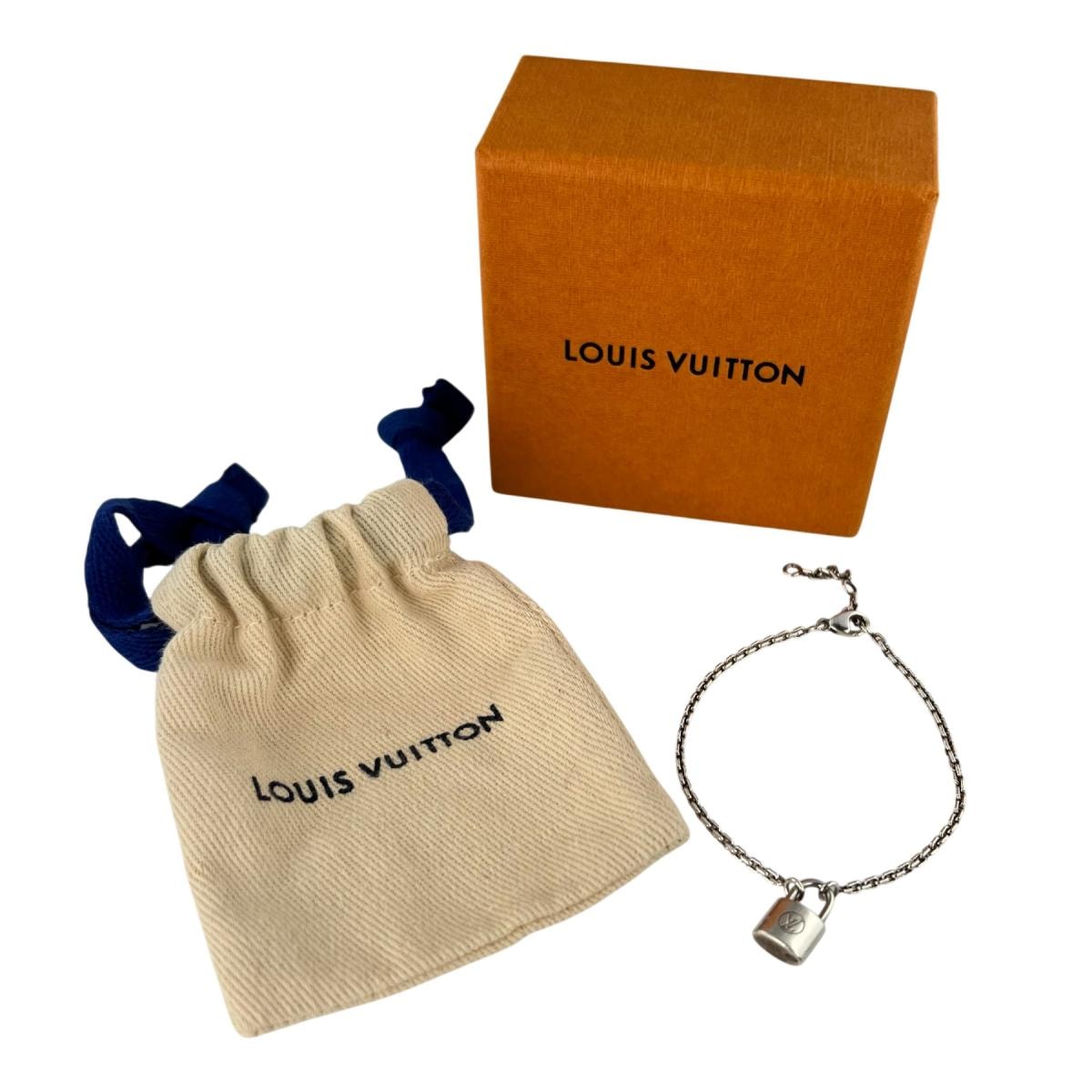 ルイヴィトン LOUIS VUITTON シルバー・ロックイット Q95450 パドロック ブレスレット