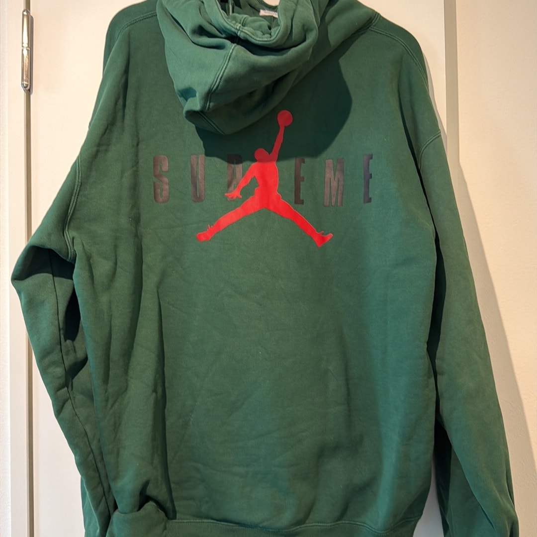 Supreme x Jordan Hooded Sweatshirt "Green"