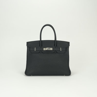 エルメス HERMES バーキン30 バーキン 30 バッグ トートバッグ トゴ ノワール Noir ブラック Black 黒 シルバー金具 ハンドバッグ