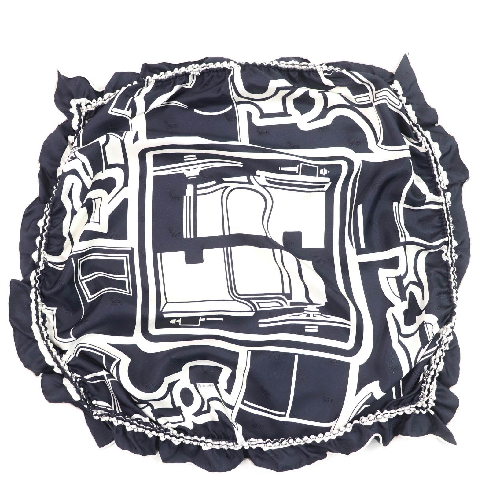 極美品 エルメス スカーフ COUPES TATTOO クーペ タトゥアージュ